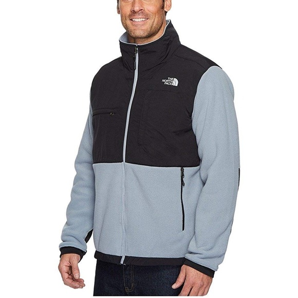 North FACE Men Denali 2 Full Zip Jacket MID Grey - Picture 2 of 4